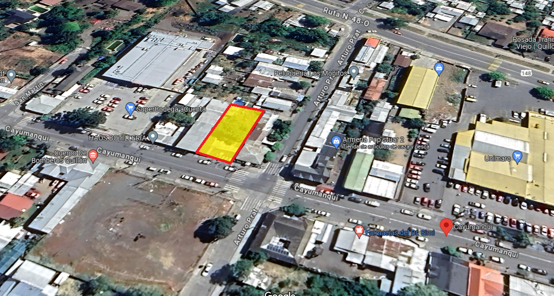 Terreno calle principal en Quillón Vendo terreno comercial en Quillón