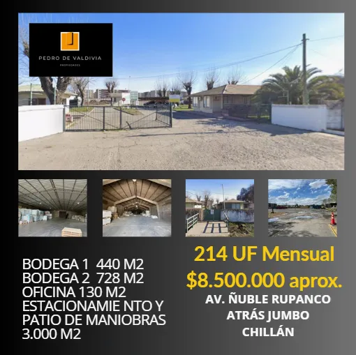 Arriendo bodegas en Chillán